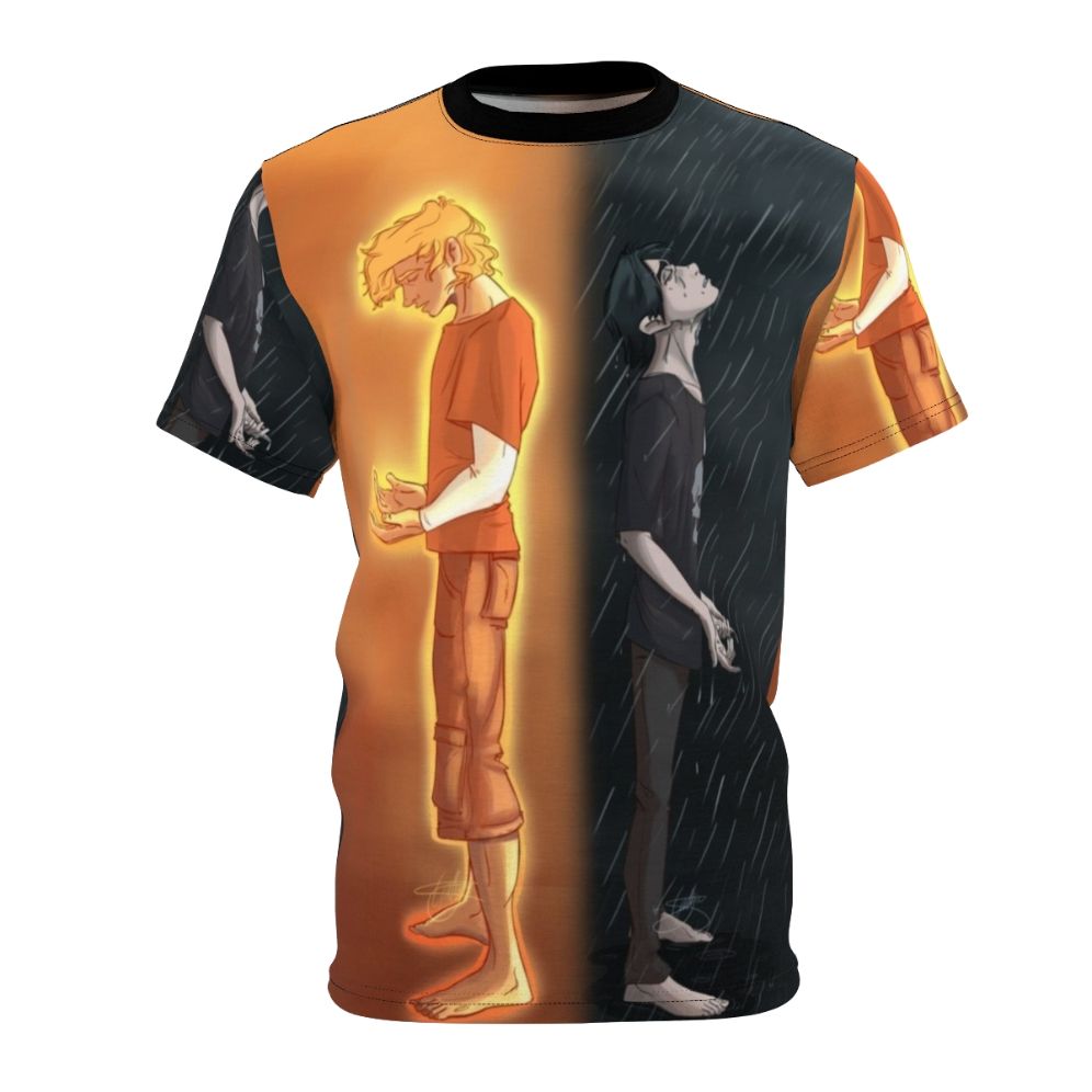 Nico and Will Graphic Tee with a stunning AOP design featuring the sun and rain