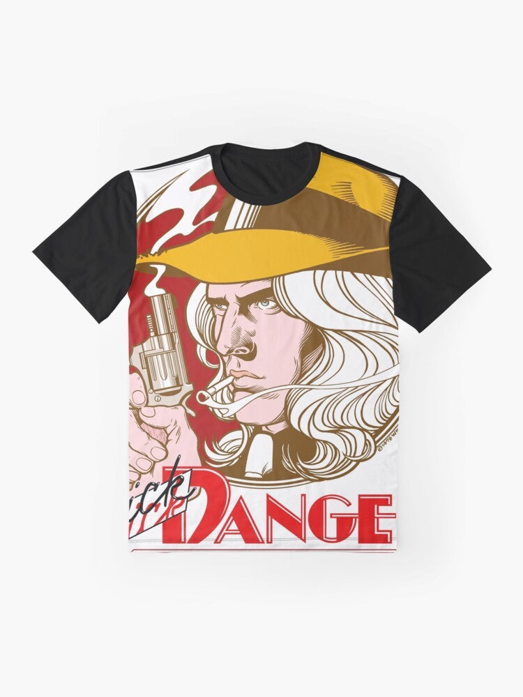 "Nick Danger Third Eye Graphic T-Shirt - Retro Vintage Comedy Design" - Flat lay