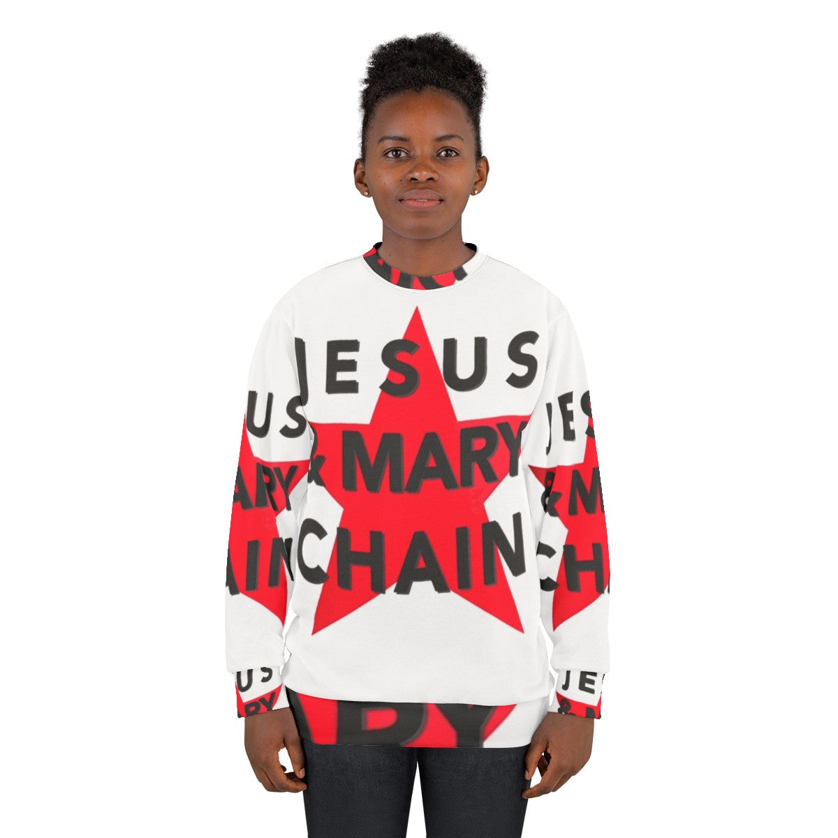 The Jesus and Mary Chain Logo Punk Rock Sweatshirt - women