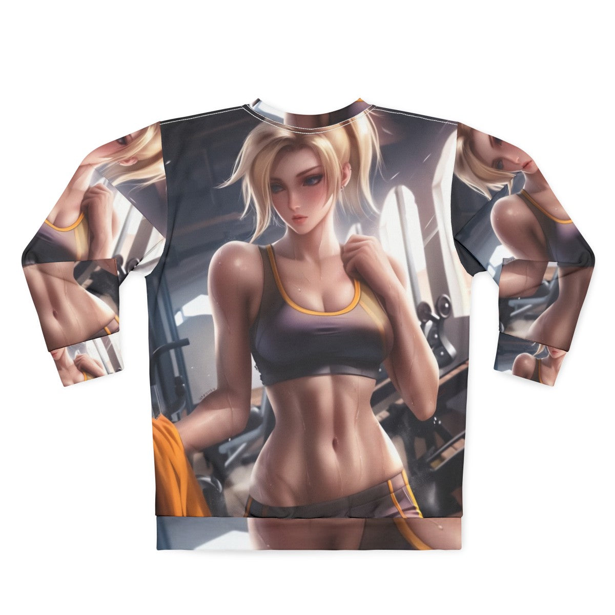 Overwatch Mercy gym sweatshirt - Back