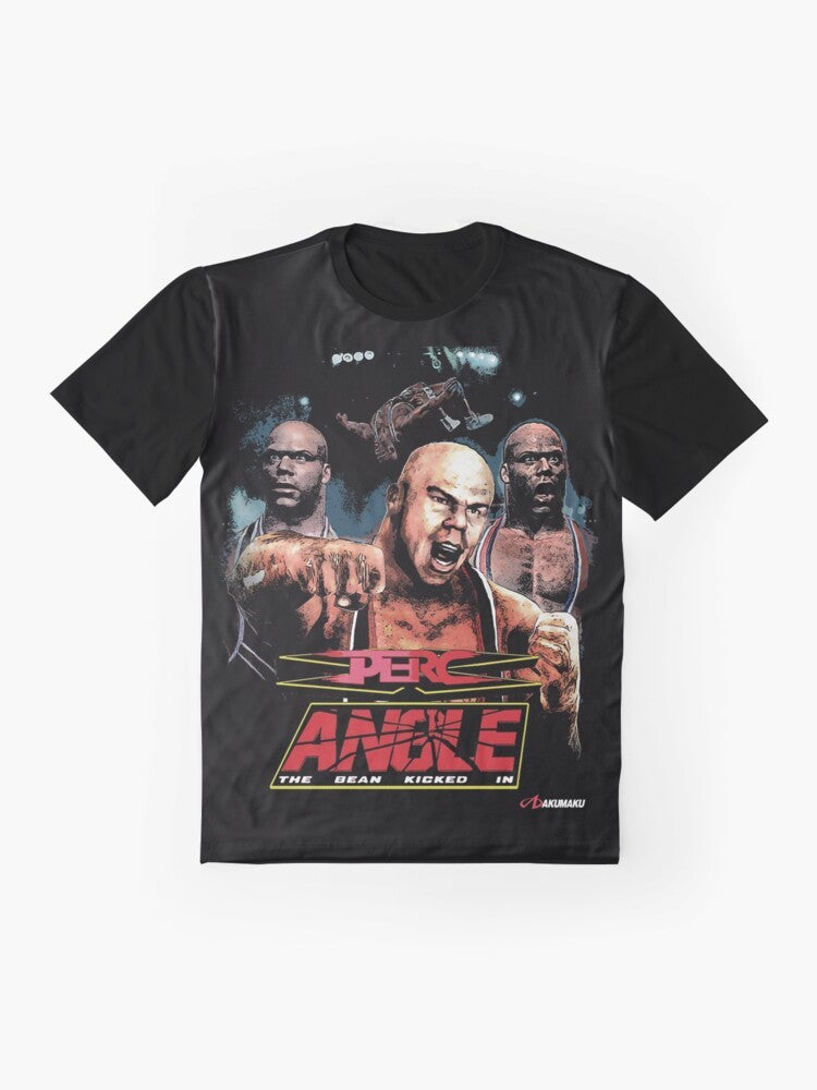 Perc Angle Kurt Wrestling Graphic T-Shirt - Flat lay