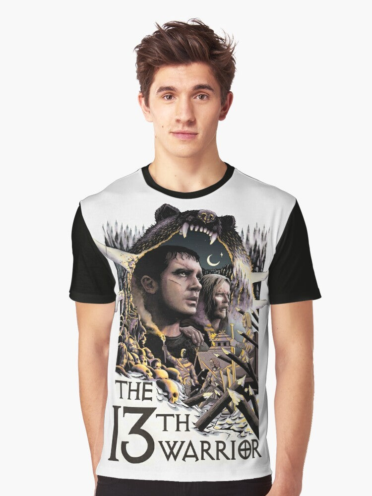 Graphic t-shirt featuring the iconic '13th Warrior' movie design - Men