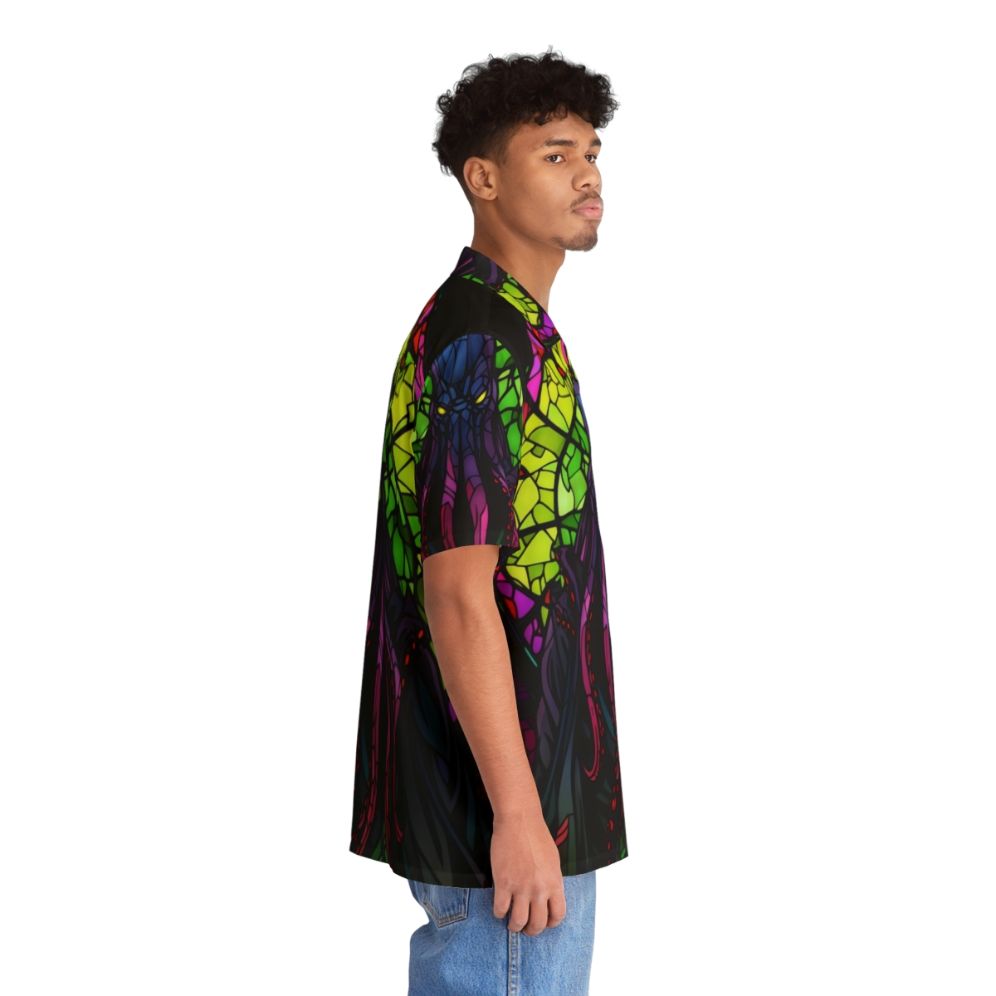 Stained Glass Mindflayer Hawaiian Shirt - People Pight