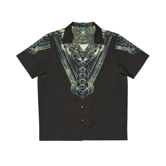 Sacred Geometry Hawaiian Shirt featuring the Harmony of the Spheres design