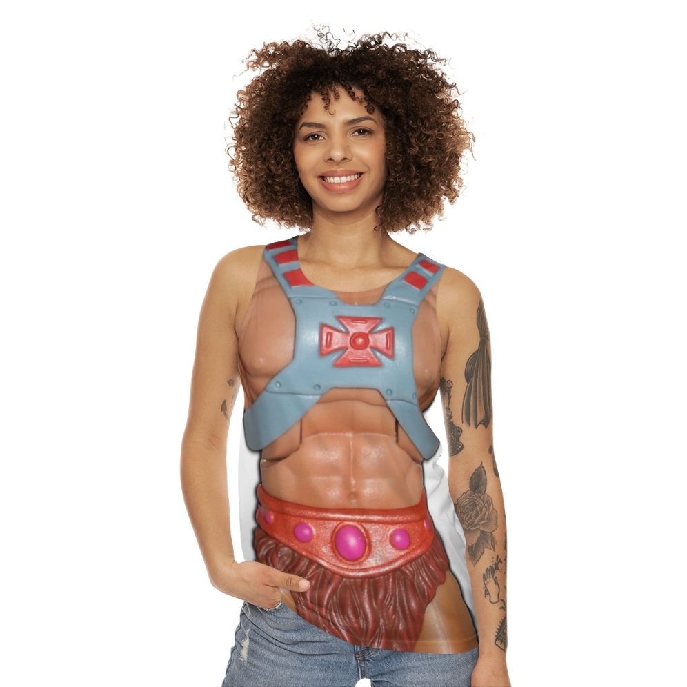 He-Man Action Figure Unisex Tank Top - women