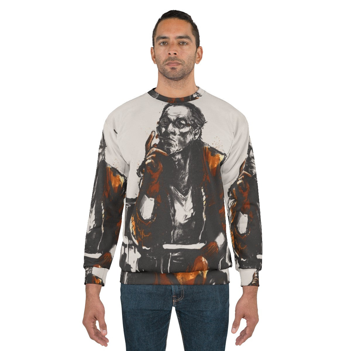 Disco Elysium "Something of a Ritual" Sweatshirt featuring Kim Kitsuragi - men