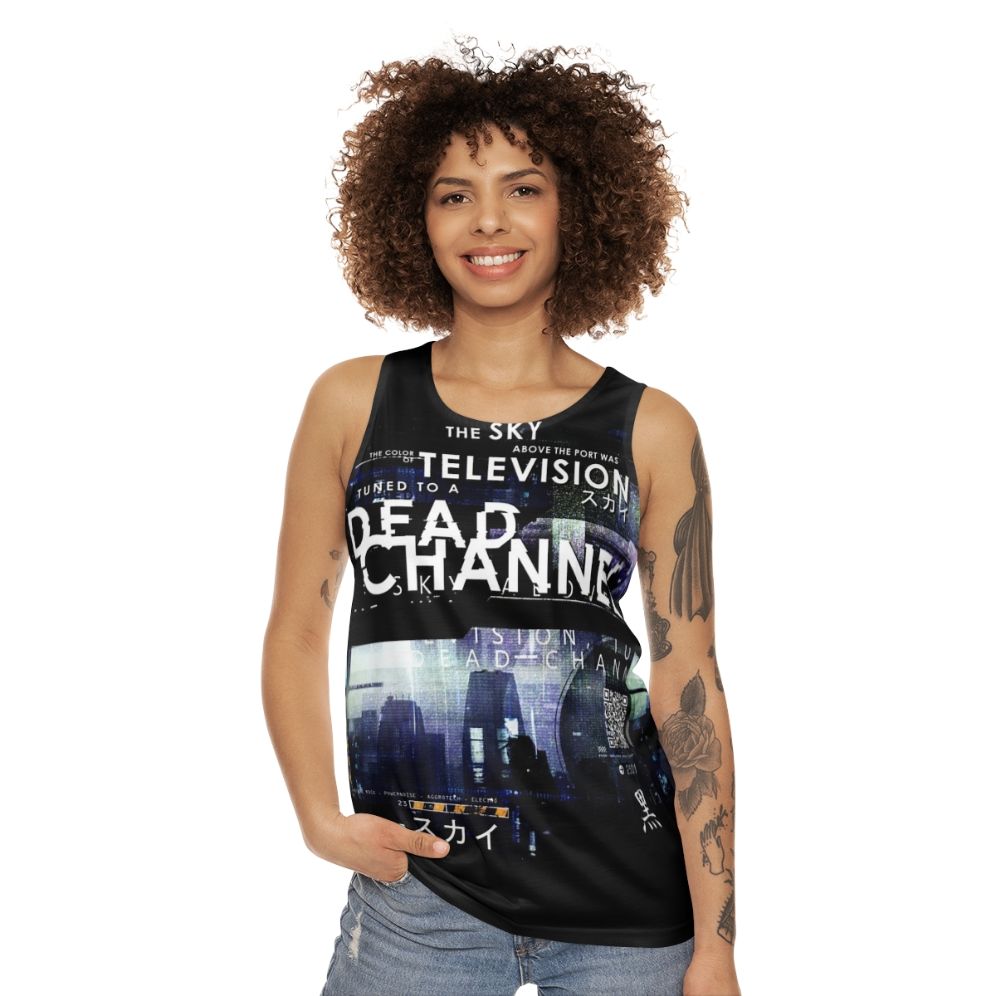 Cyberpunk unisex tank top - women