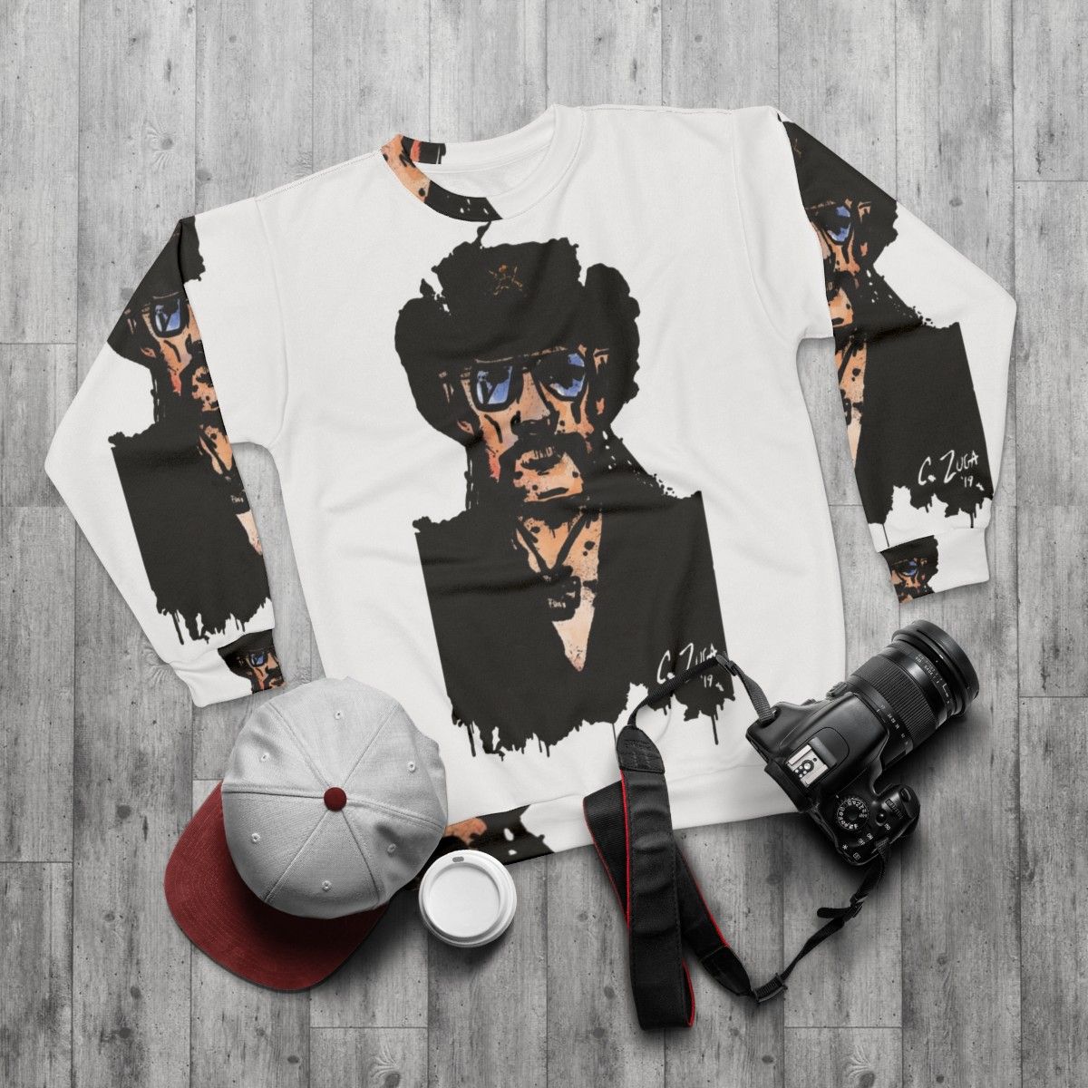 Lemmy Kilmister Motorhead Heavy Metal Sweatshirt - flat lay