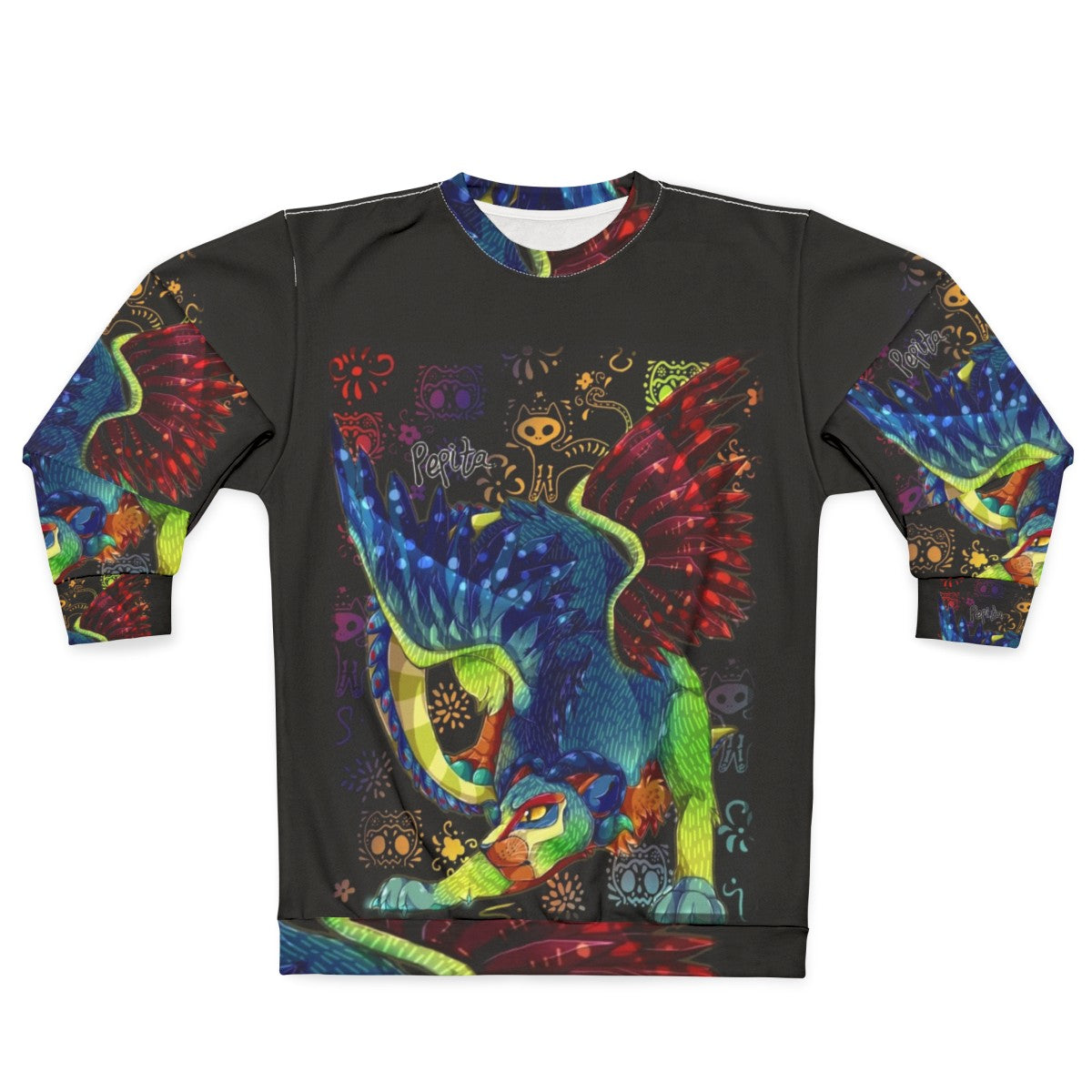 Pepita the Alebrije Coco Movie Inspired Feline Cat Sweatshirt