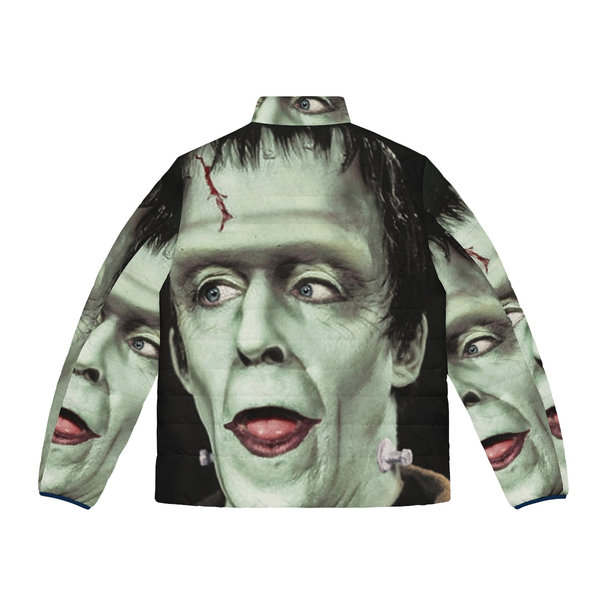 Herman Munster Puffer Jacket - Retro 60s Horror Fashion Inspired by The Munsters TV Series - Back