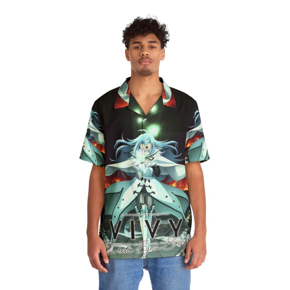 Vivy Fluorite Eye S Song Anime Hawaiian Shirt - People Front