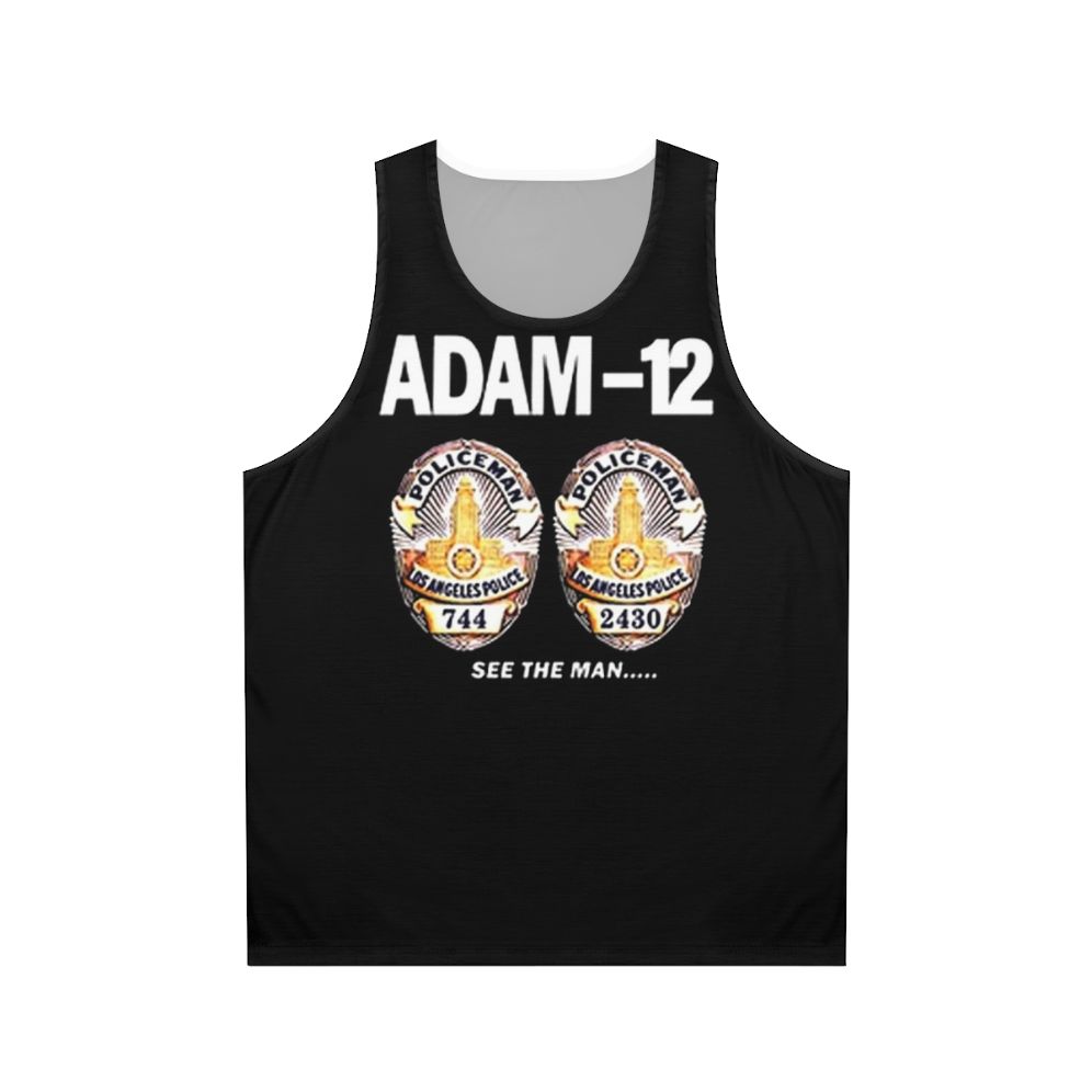 1970s Adam 12 TV Series Unisex Retro Tank Top