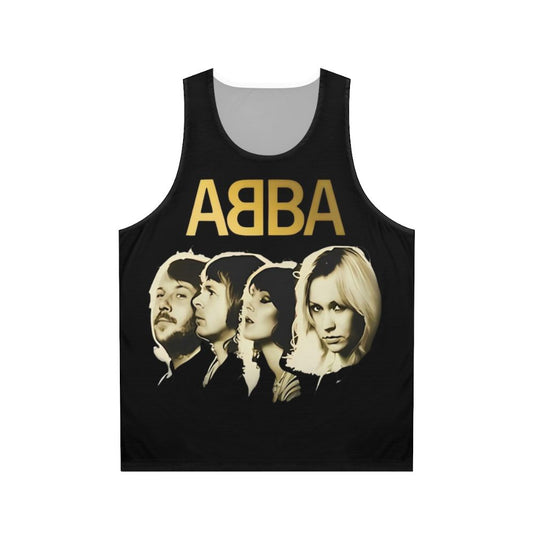 Abba unisex 70s disco tank top