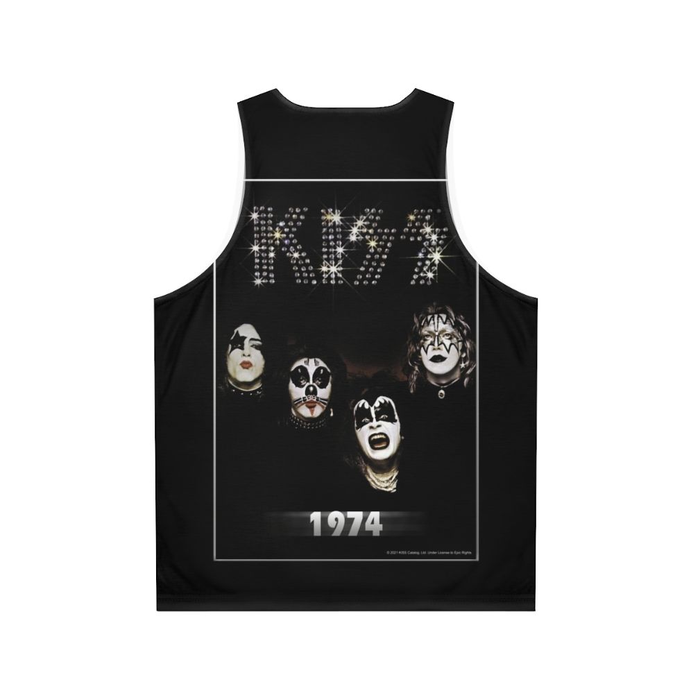 Kiss The Band 1974 Unisex Tank Top - Back