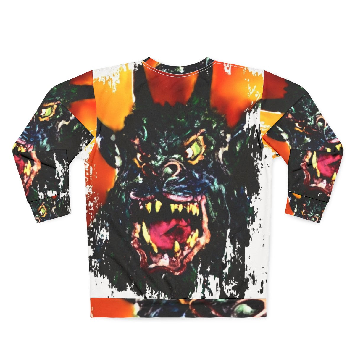 Night of the Demon Sweatshirt - Retro Horror Inspired Fashion - Back