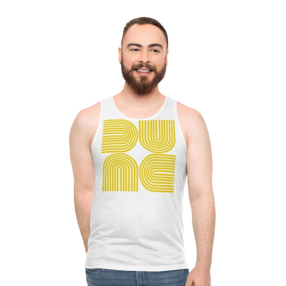 Dune Unisex Tank Top with Science Fiction Artwork - men