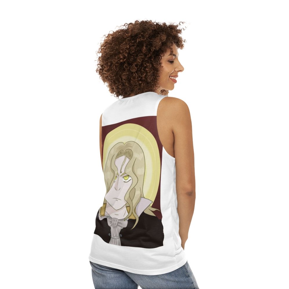 Alucard Vampire Castlevania SOTN Unisex Tank Top - women back