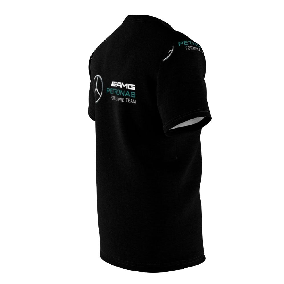 Commemorative Formula 1 Racing Inspired T-Shirt with Mercedes-AMG Petronas F1 Team Styling - men right