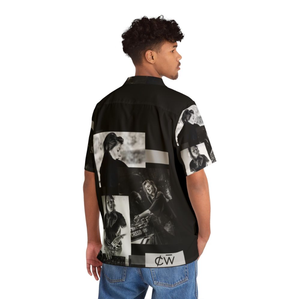 Charlotte De Witte Black And White Hawaiian Shirt - People Back