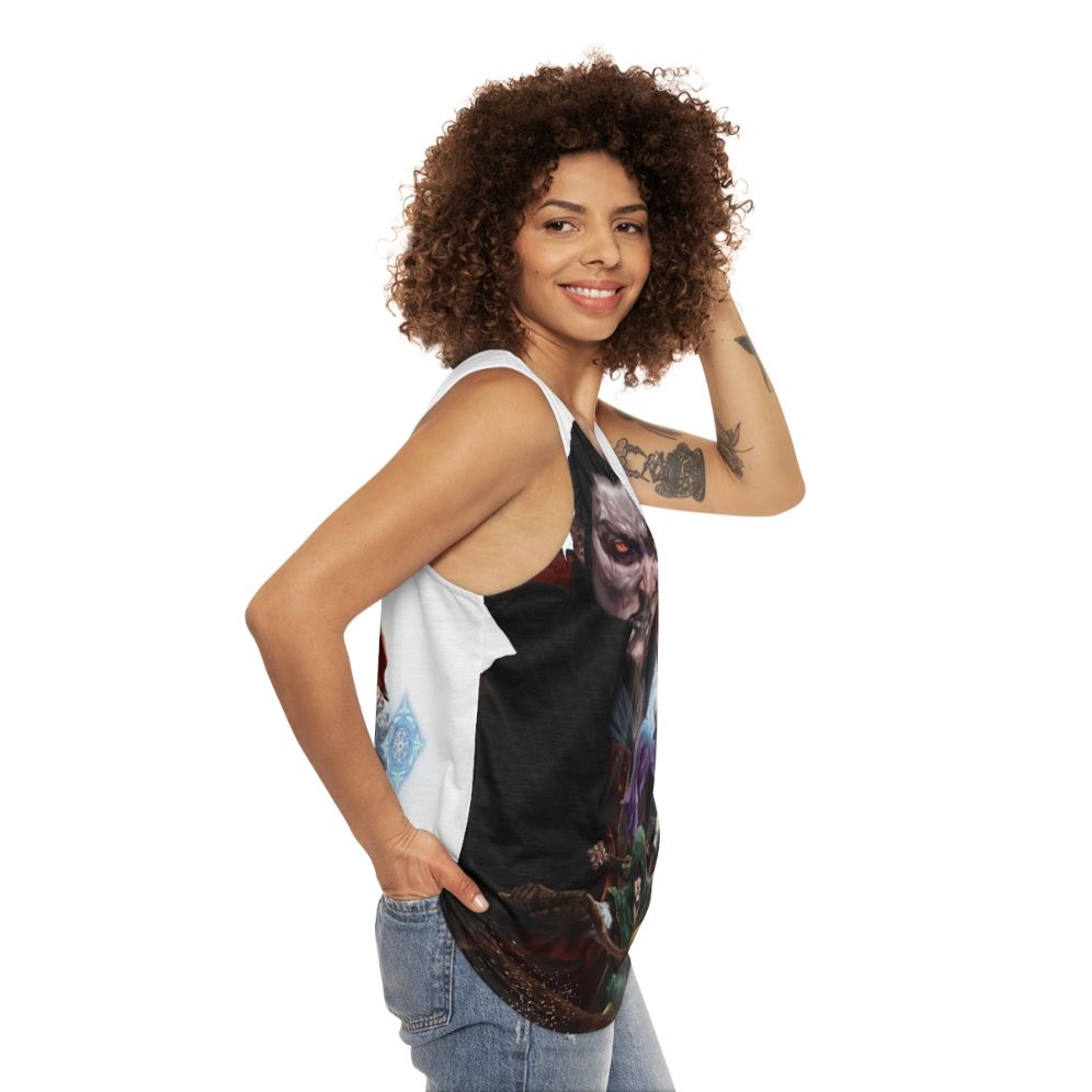 Vampire Survivors Unisex Tank Top - women side