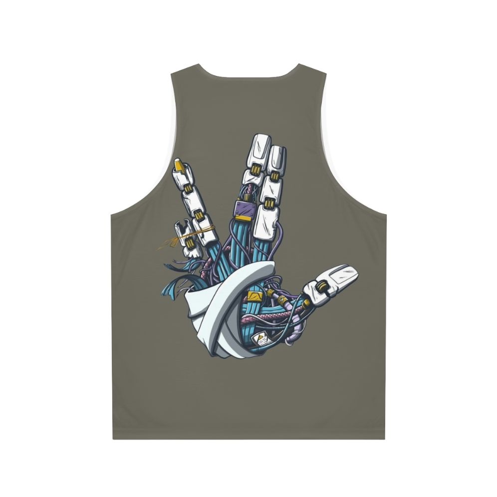 Star Trek Vulcan Salute Unisex Tank Top - Back