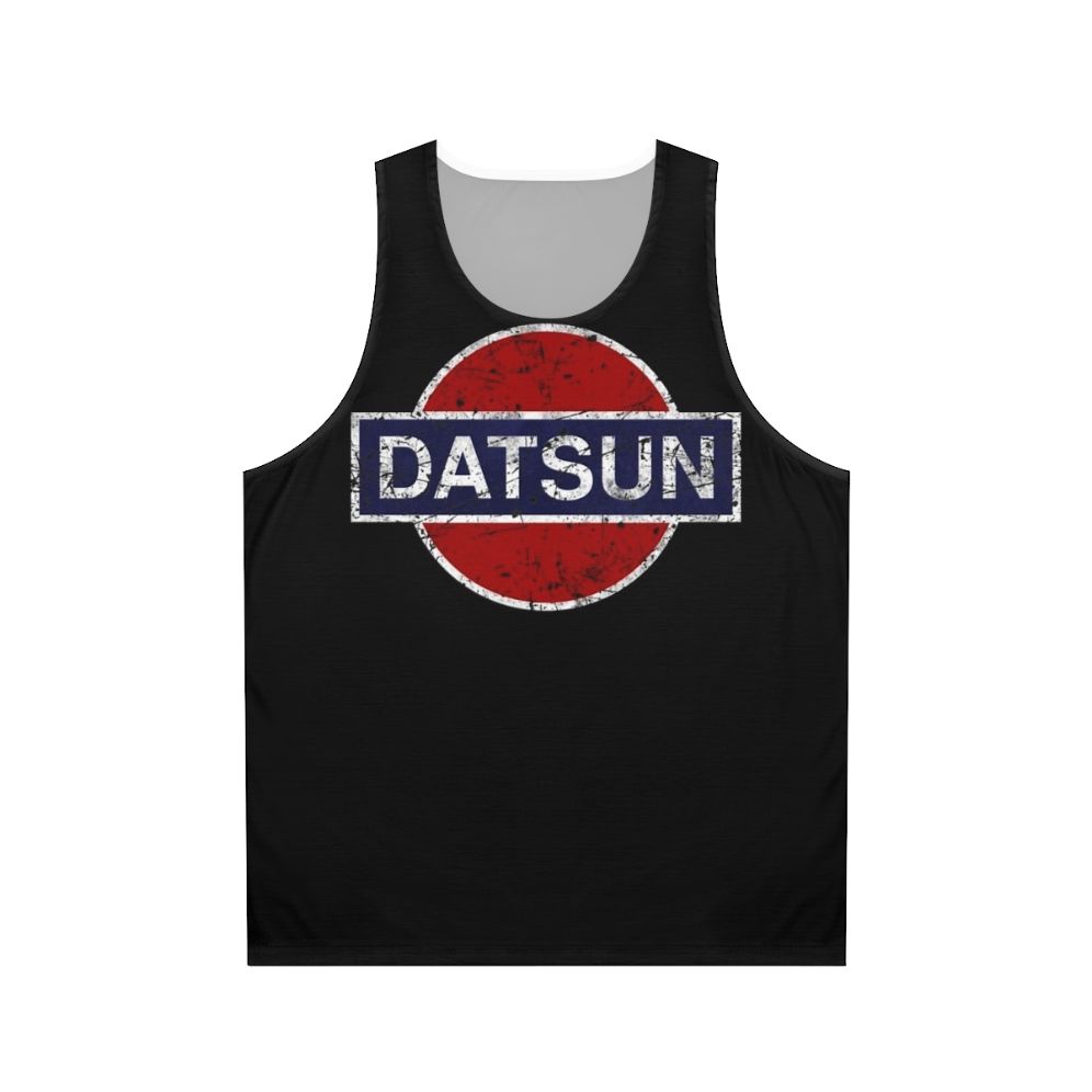 Datsun vintage car unisex tank top