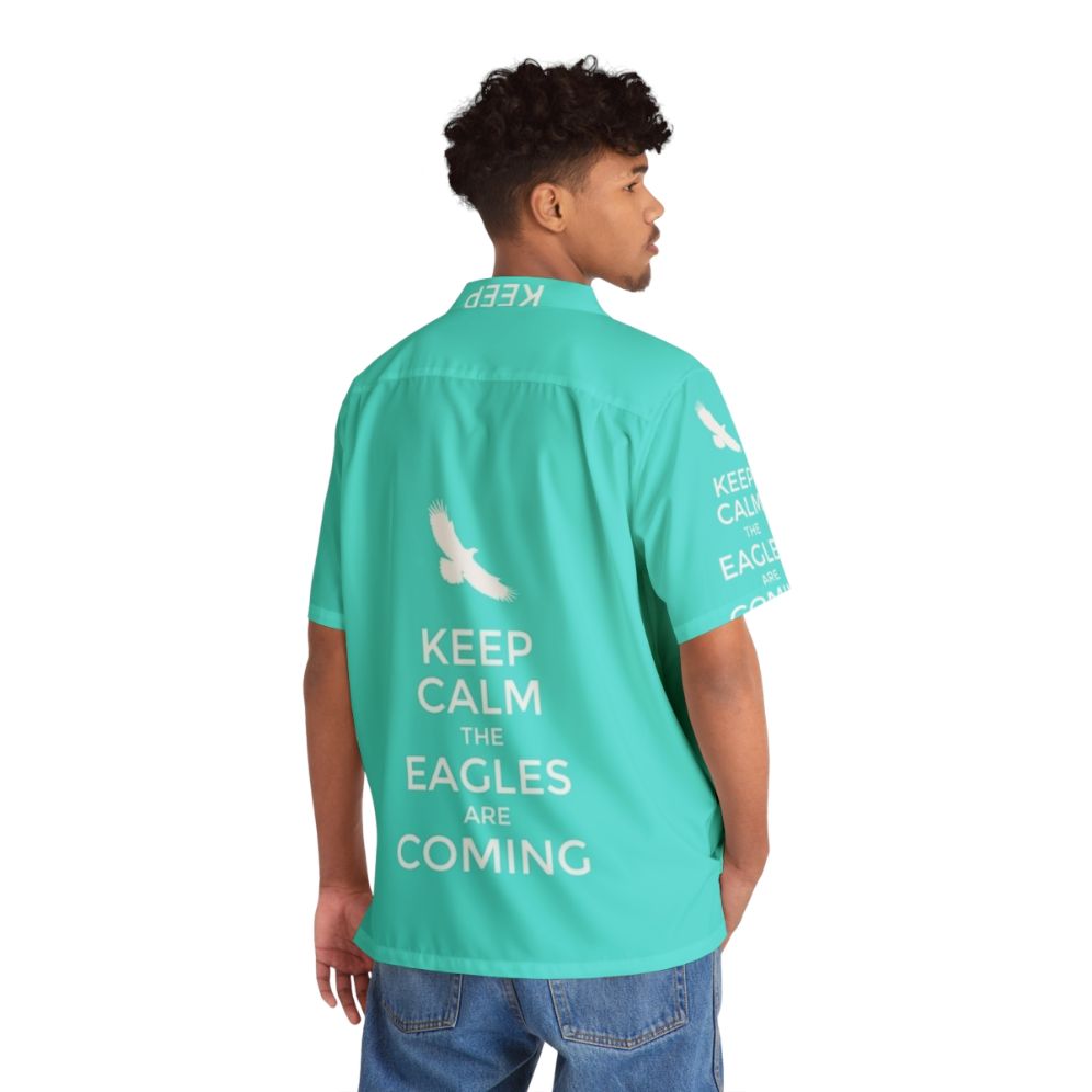 The Eagles Are Coming Hawaiian Shirt with eagles design - People Back