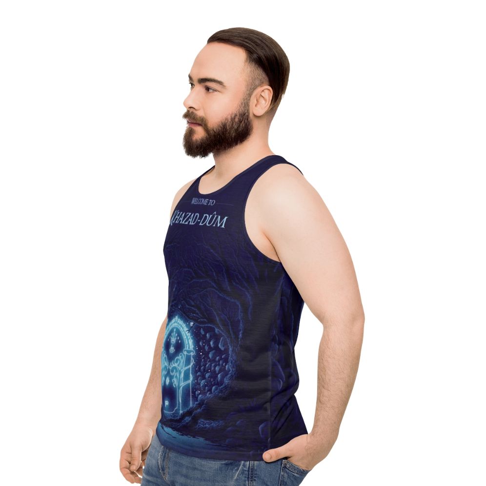 Khazad Dum LOTR Unisex Tank Top - men side