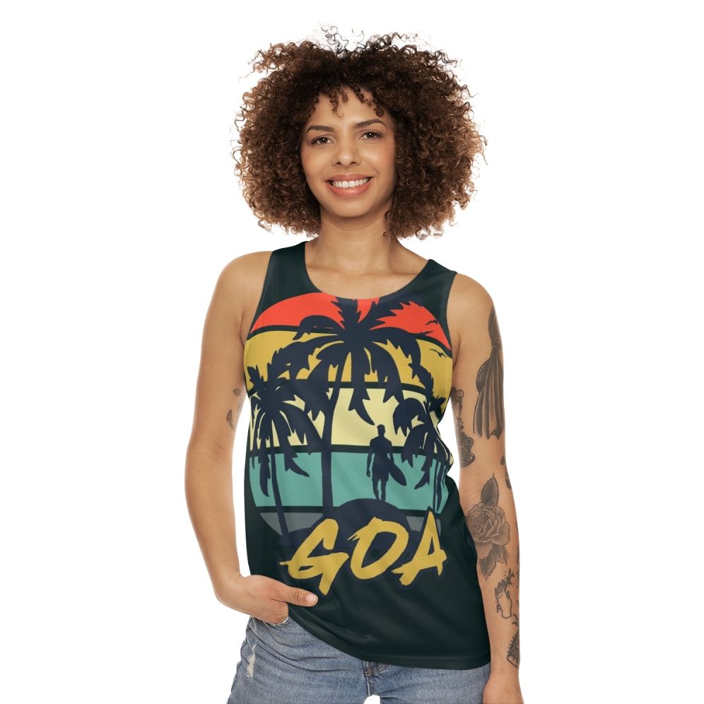 Vintage Goa Holiday Unisex Tank Top - women