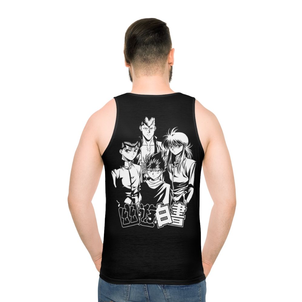 Yuyu Hakusho anime manga unisex tank top - men back