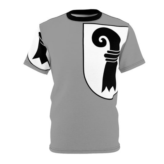 Graphic t-shirt featuring the cross logo of the Swiss canton of Basel