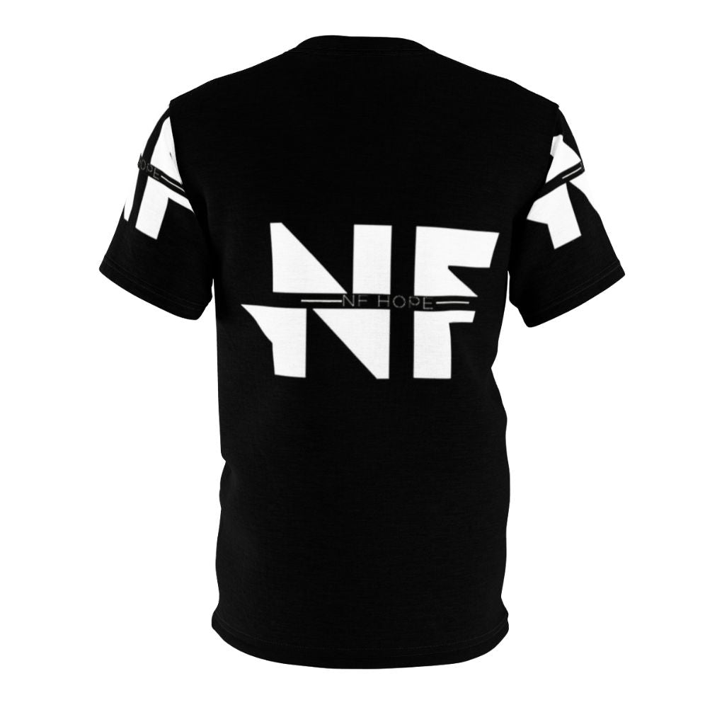 Nate Feuerstein NF Fan Art Graphic T-Shirt with Uplifting Lyrics and Quotes - Back