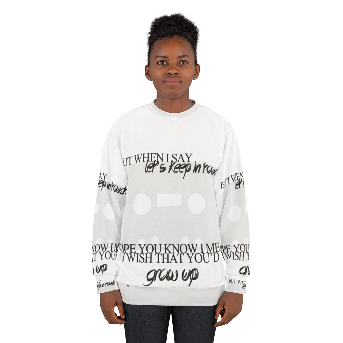 "Let's Keep in Touch" Brand New Band Sweatshirt - women