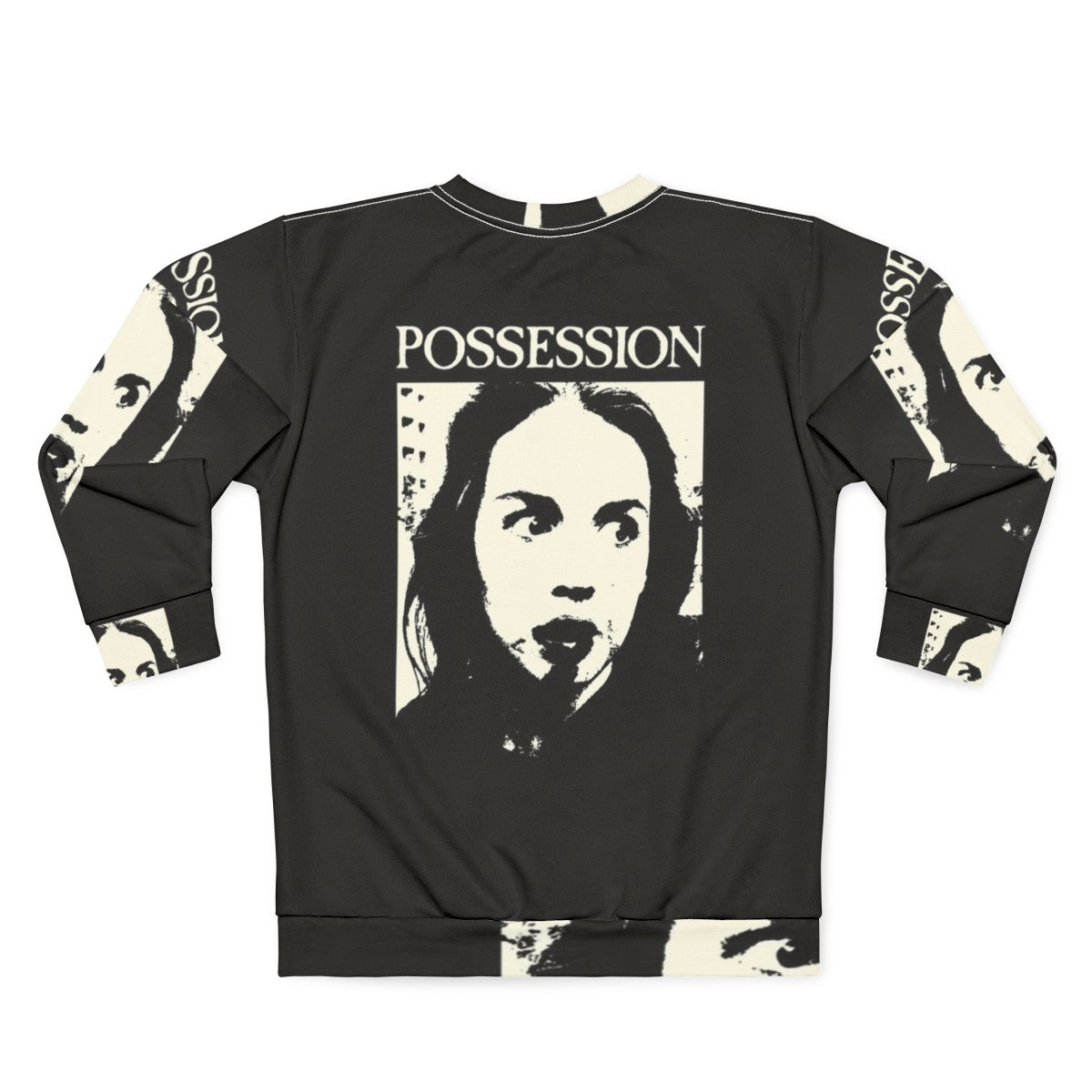 Possession Sweatshirt with Occult and Paranormal Design - Back