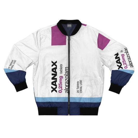 Fashionable bomber jacket with trendy urban design