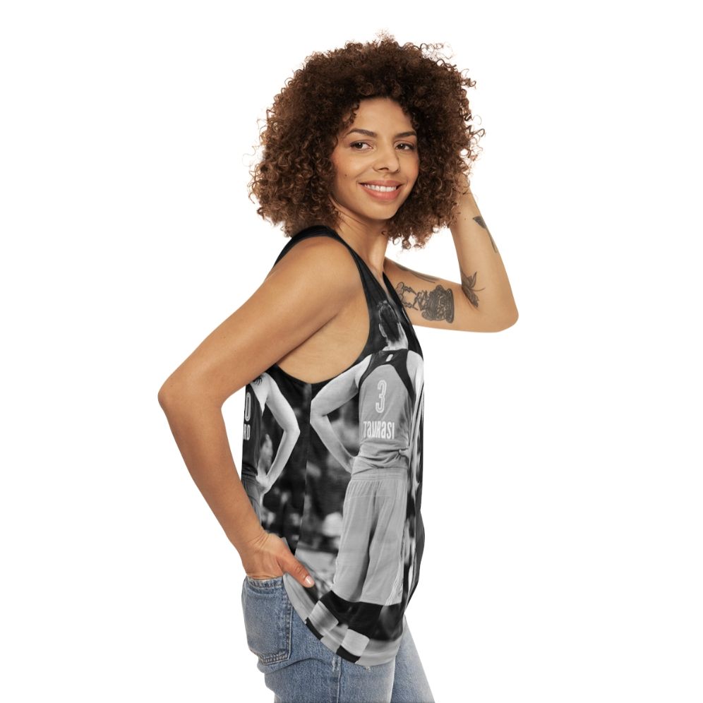 Diana Taurasi and Sue Bird Iconic WNBA Legends Unisex Tank Top - women side