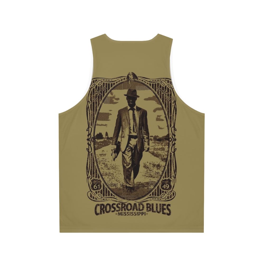 Crossroad Blues Unisex Tank Top - Back