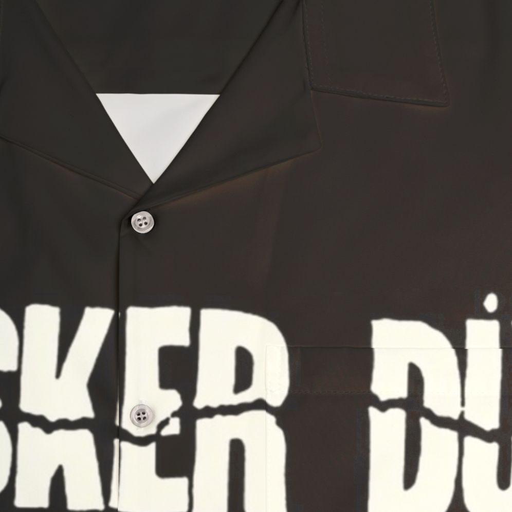 Husker Du Hawaiian Shirt - Punk Rock Band Apparel - Detail