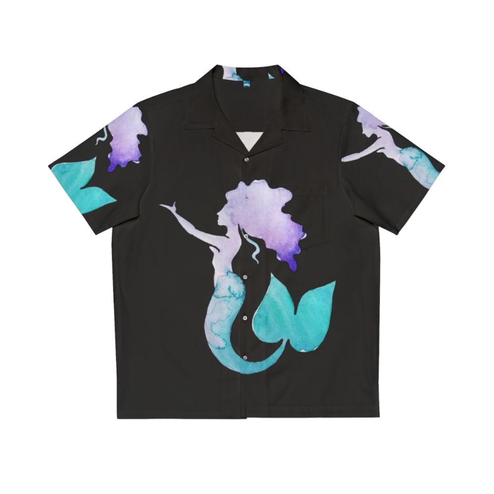 Watercolor Mermaid Hawaiian Shirt