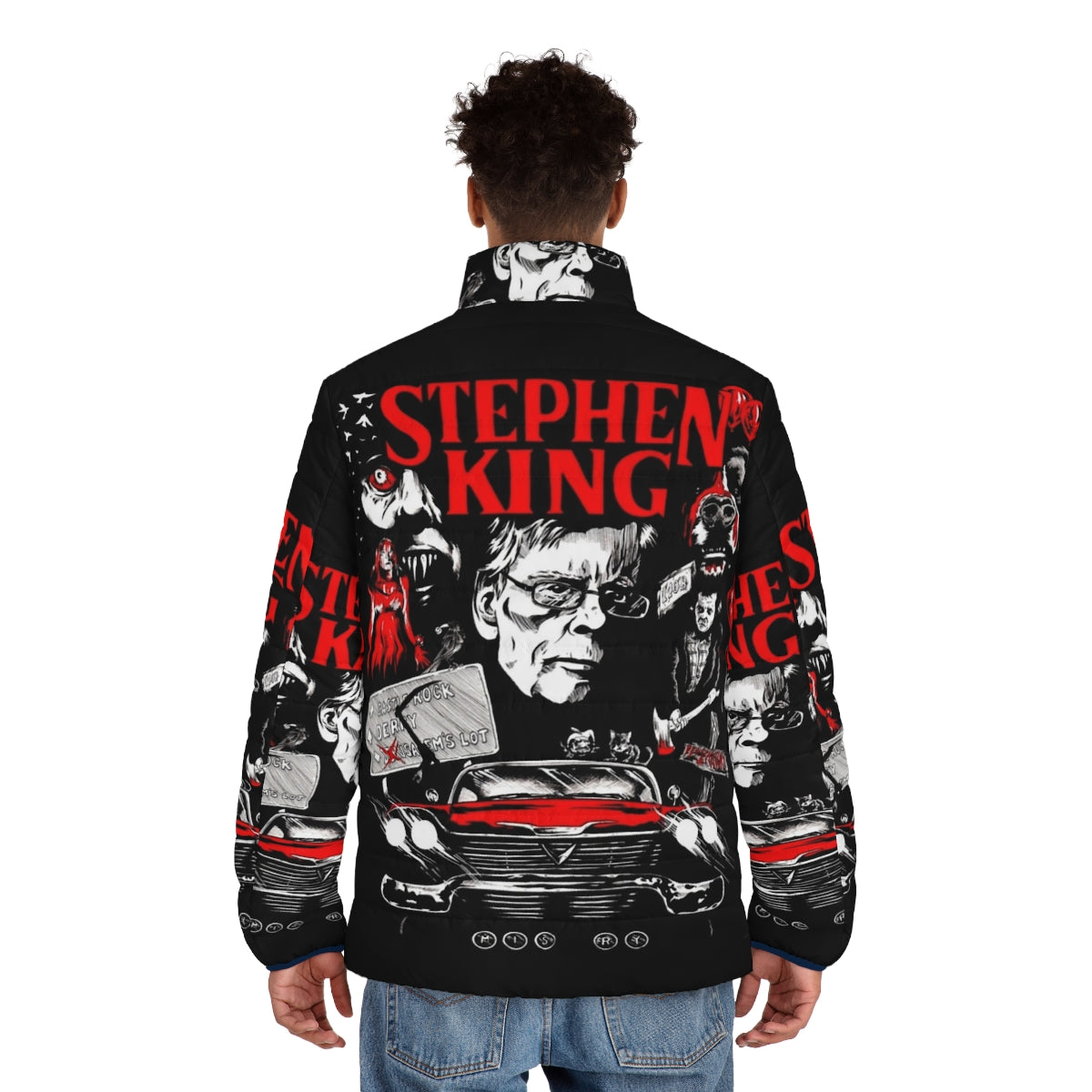 The King Puffer Jacket 3 - A Stephen King Inspired Horror Classic - men back