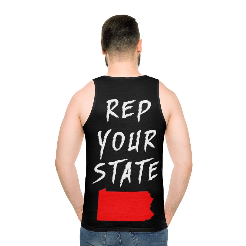 Pennsylvania pride unisex tank top - men back