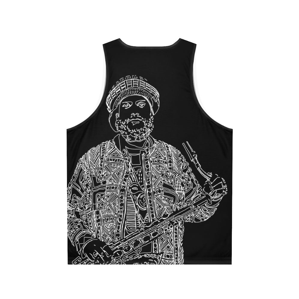 Kamasi Washington Jazz Music Unisex Tank Top - Back