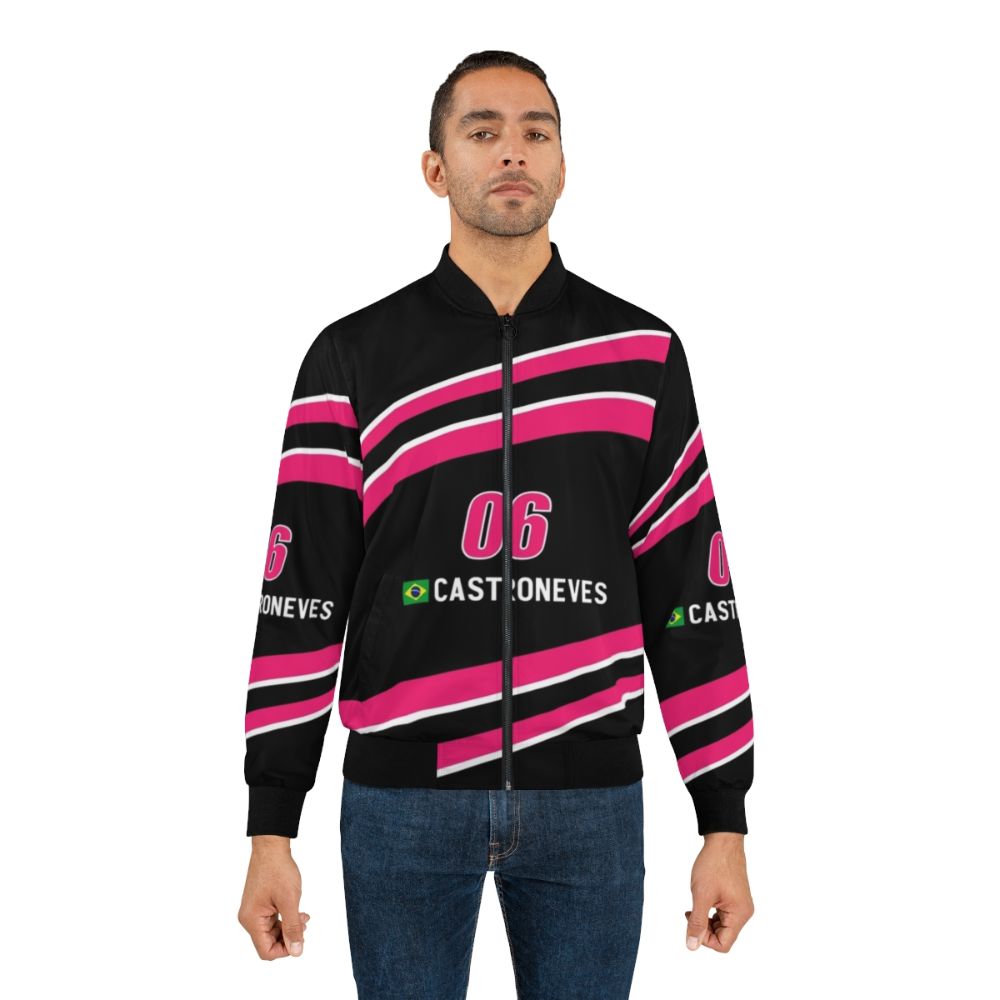 Indycar 2023 #06 Helio Castroneves Bomber Jacket - Lifestyle