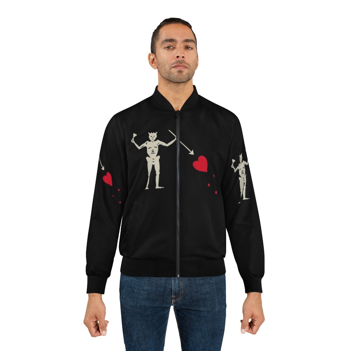 Blackbeard Pirate Bomber Jacket - Black Sails Inspired Design - Lifestyle