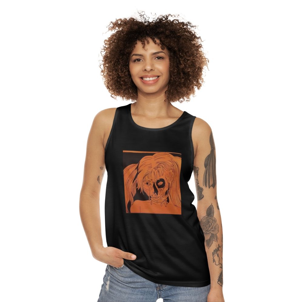 Ashnikko pumpkin spice unisex halloween tank top - women