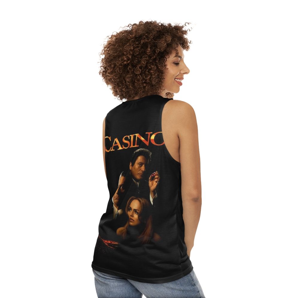 Casino 1995 Unisex Tank Top featuring Robert De Niro - women back