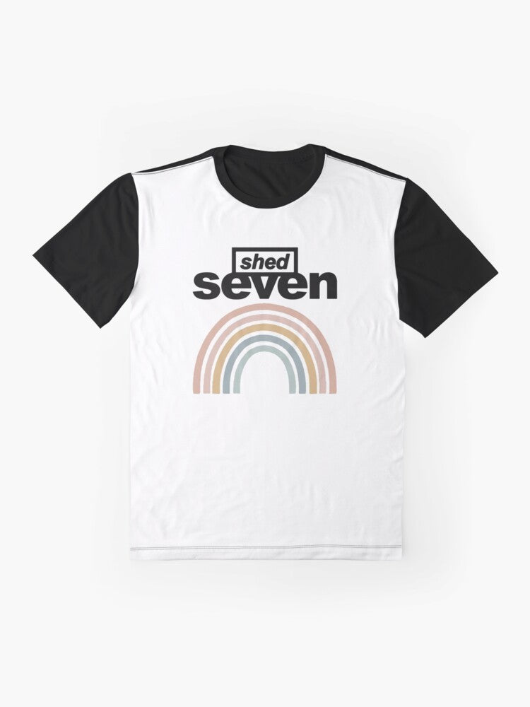 Shed Seven Graphic T-Shirt - Stylish and Comfortable Rock Band Merchandise - Flat lay