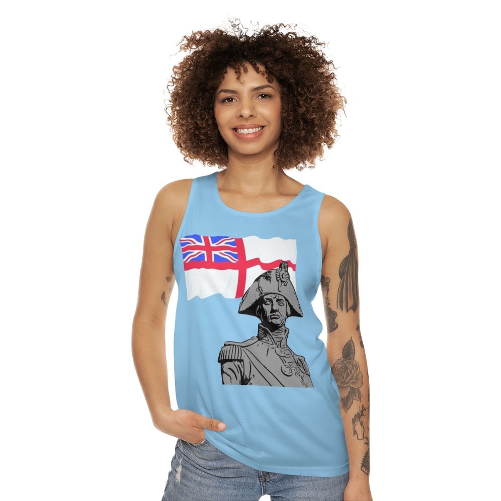 Horatio Nelson Hero Unisex Tank Top - women