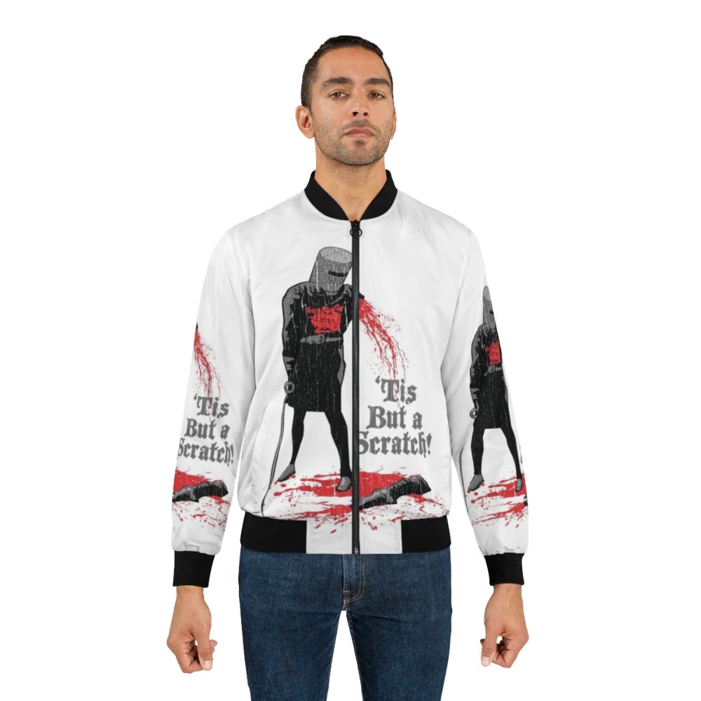 Monty Python-inspired "Tis But a Scratch!" bomber jacket - Lifestyle