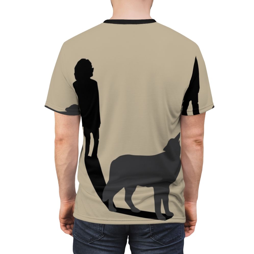 Magical Padfoot Inspired T-Shirt featuring Sirius Black's Animagus form - men back